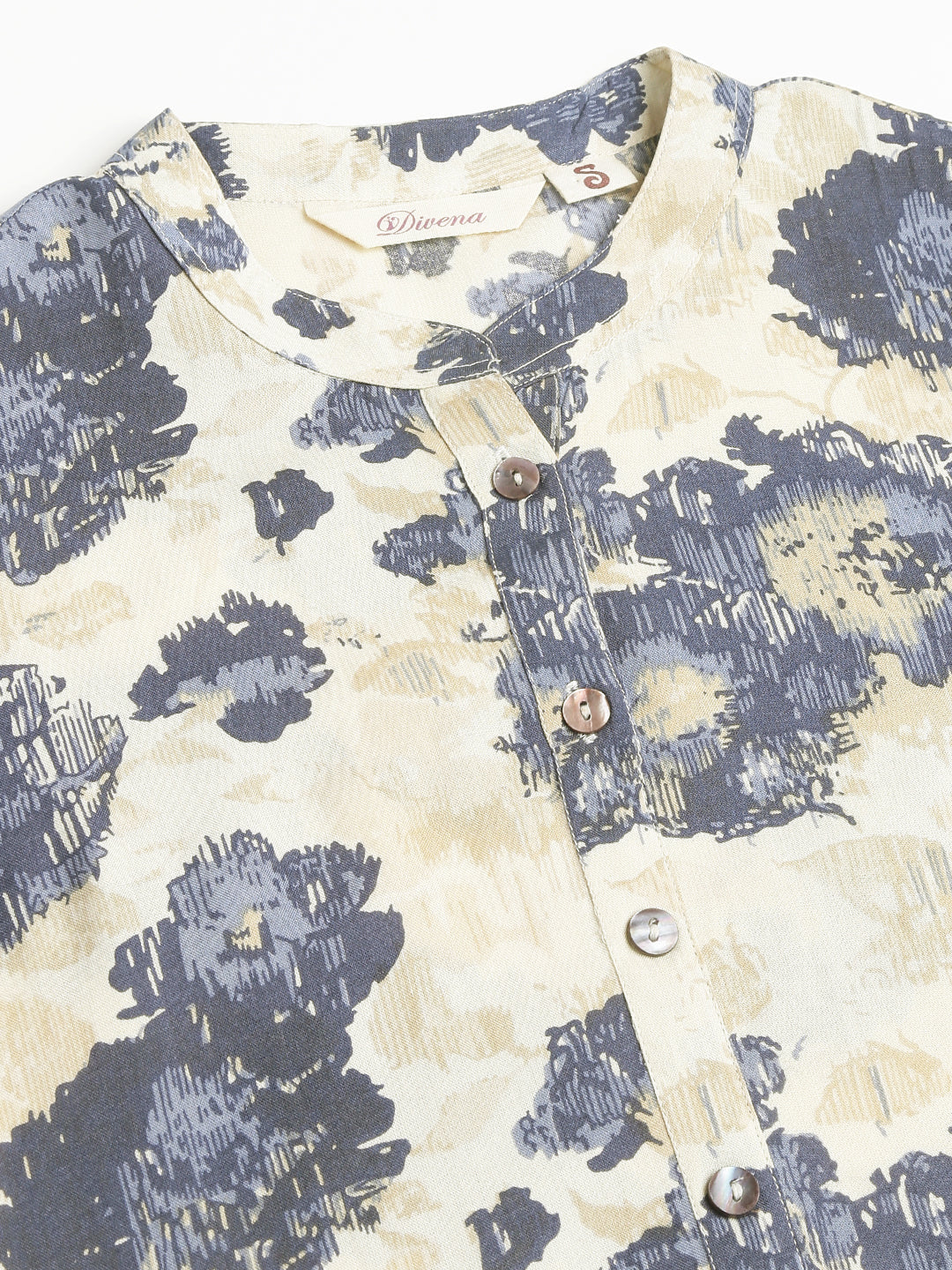 Noe Velarro Multi Colored Floral Digital Printed Straight Kurta