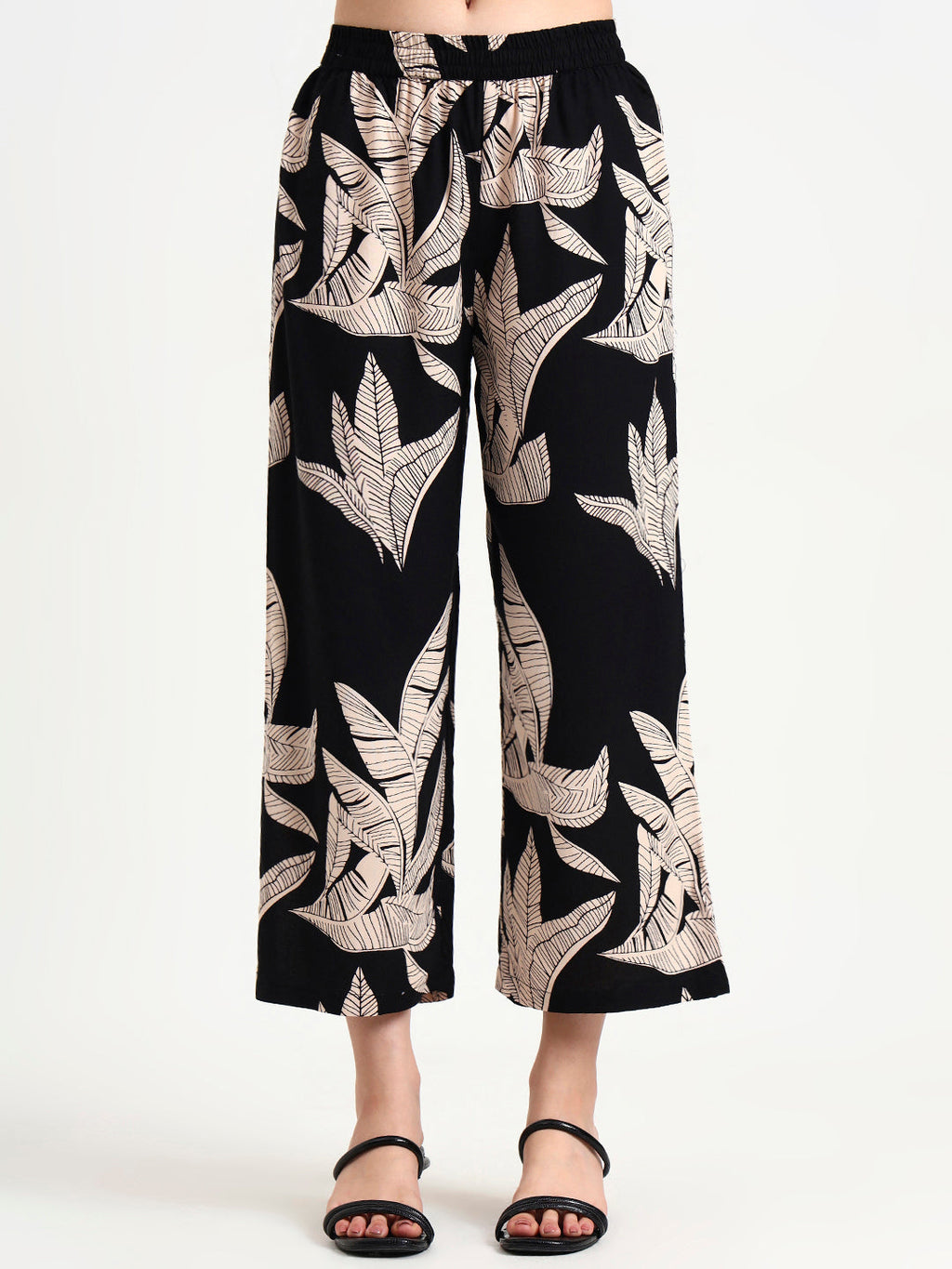 Noe Velarro Black Floral Printed Rayon Kurta Pant Sets