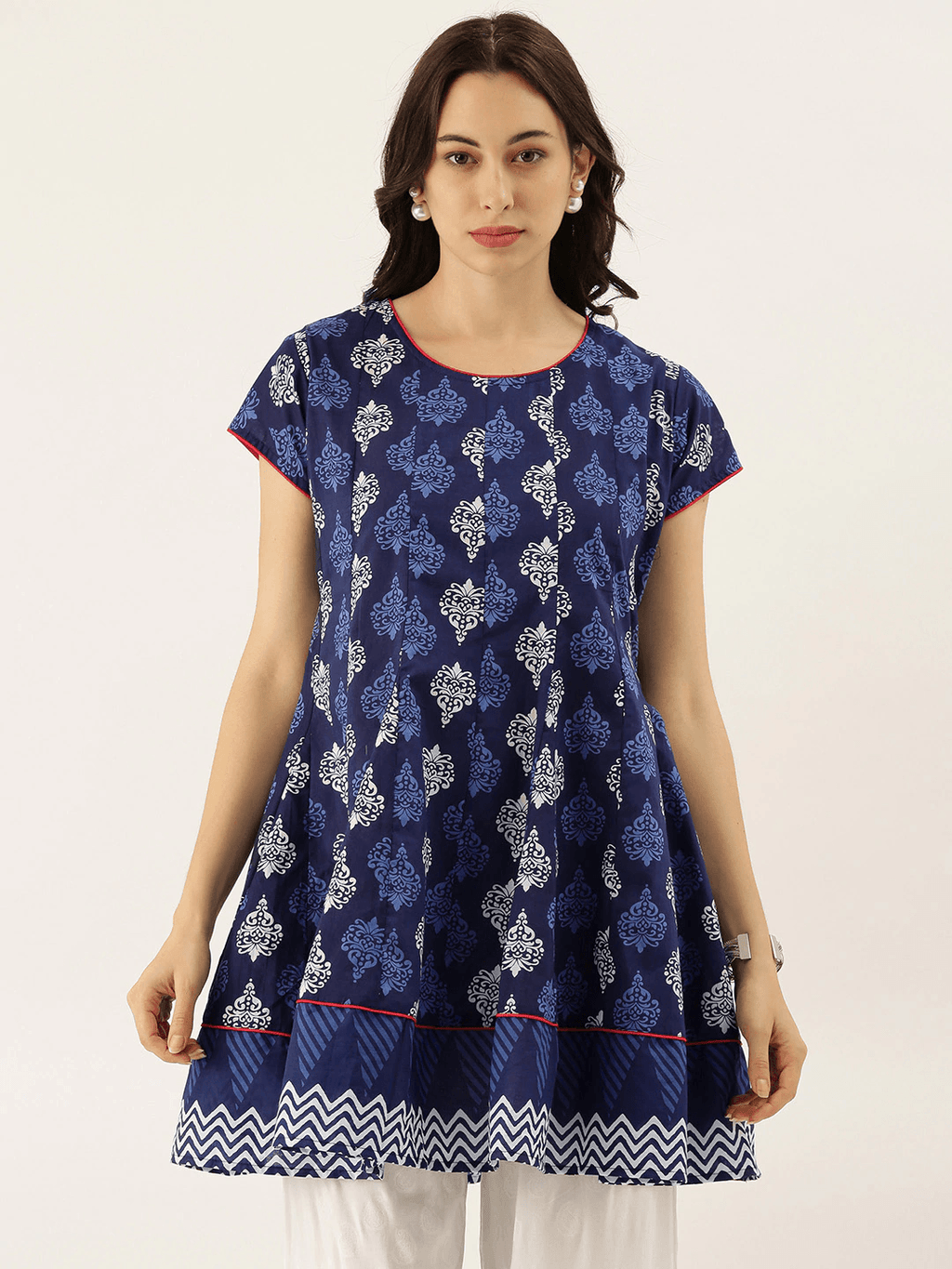 Divena Indigo Short Kurti - divena world