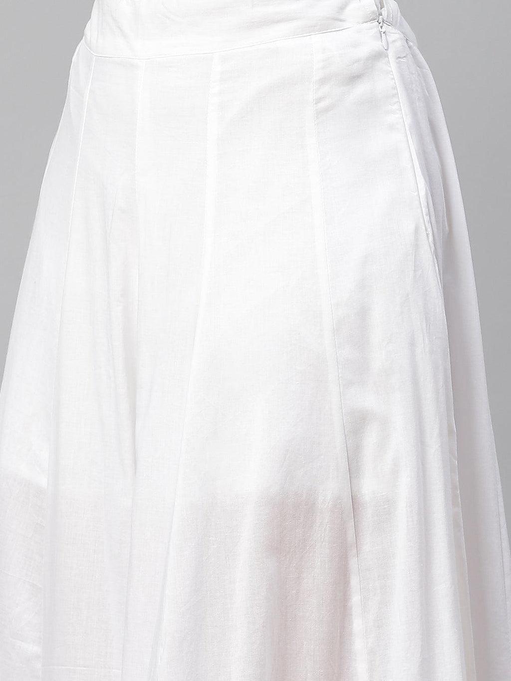 Divena Peach Cotton Kurta With Palazzo Set - divena world