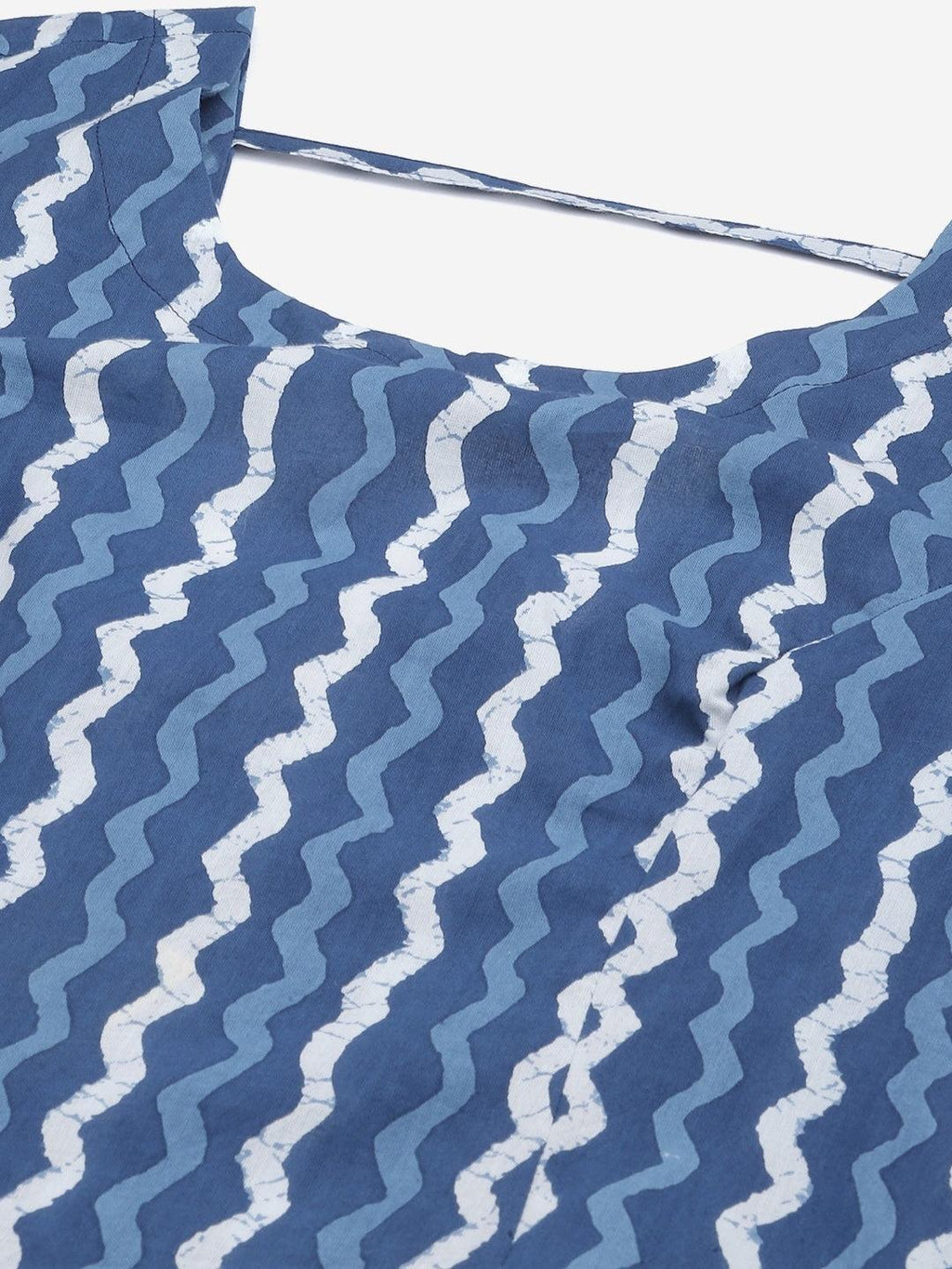 Divena Blue Cotton Long Dress - divena world