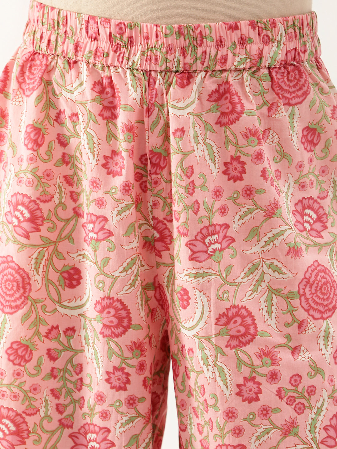 Noe Velarro Pink Floral Print Cotton Co-ord set