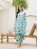 Noe Velarro Tie Dye Green Muslin Co-ord Set for Women