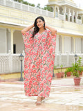 Noe Velarro Pink Cotton Kaftaan Dress