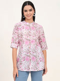 Noe Velarro White Cotton A-Line top