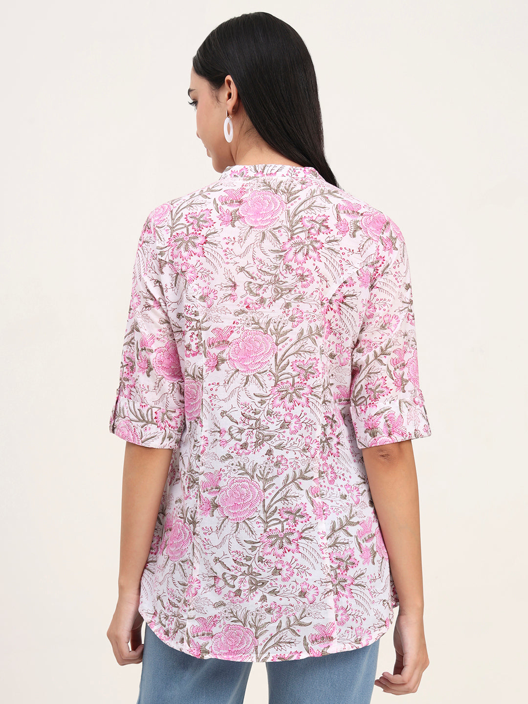 Noe Velarro White Cotton A-Line top