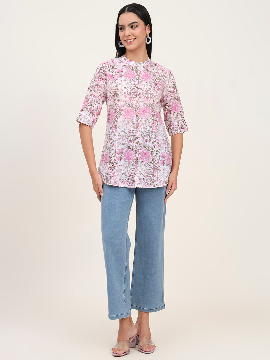 Noe Velarro White Cotton A-Line top